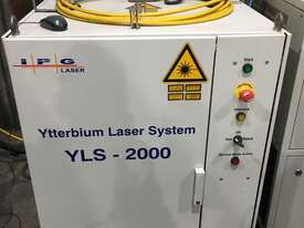 Used 2kW fiber laser - IPG YLS-2000, 2500 x 1250mm, Precitec, Fastcam software. Cut up to 15mm ms - picture1' - Click to enlarge