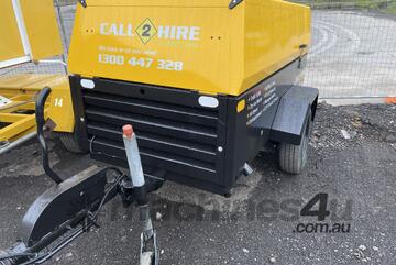 ATLAS COPCO DIESEL TOWABLE AIR COMPRESSOR ATLAS COPCO DIESEL TOWABLE AIR COMPRESSOR