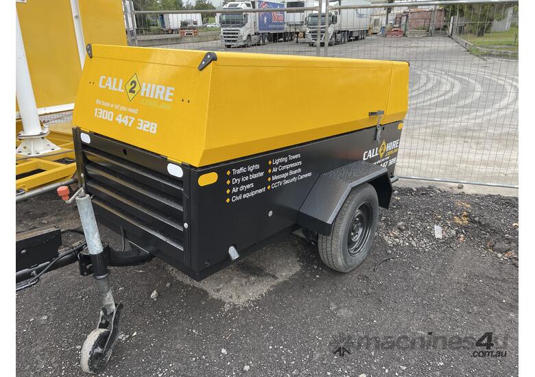 ATLAS COPCO DIESEL TOWABLE AIR COMPRESSOR - Hire