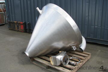 Stainless Cyclone Hopper Loader with Fitting - 900L