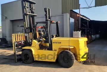 ACTIVE FORKLIFTS - 7 Ton Hyster 2000 Model 5.4m lift dual front wheel Side shift fork positioner 2.3