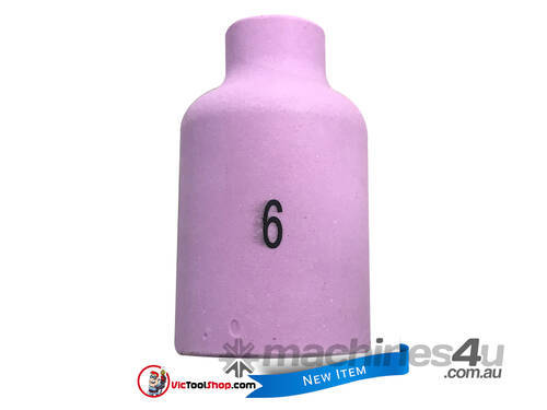 Tigmaster TIG Shroud Gas Nozzles Ceramic SR17/26  #6 10MM 7990784 54N16