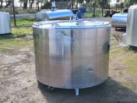 STAINLESS STEEL TANK, MILK VAT 1770 LT - picture2' - Click to enlarge