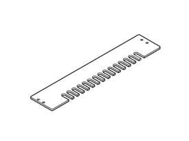 Aluminium Dovetail Jig Comb Template suit OT-DJ Series Dovetail Jigs by Oltre - picture0' - Click to enlarge