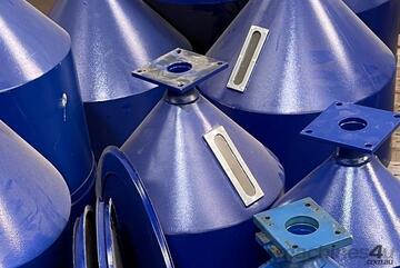 Hopper [5x Bundle] 425mm diameter x 570mm high hoppers with lids