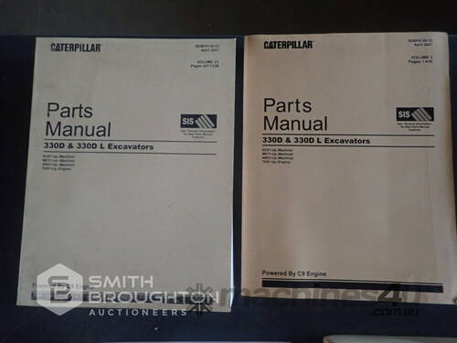 ASSORTED CATERPILLAR PARTS MANUALS