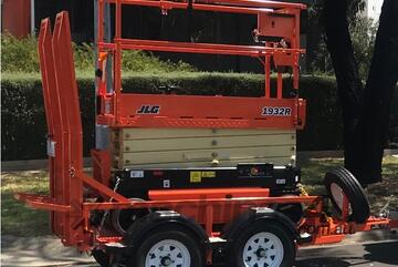 Electric Scissor Lift with Trailer - ES1932 5.8m Platform Height | Compact Design & Maintenance