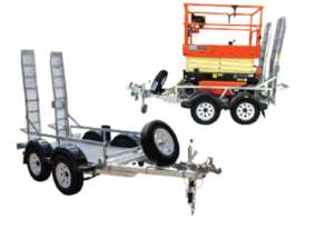 JLG ES1932 Electric Scissor Lift with Trailer - ES1932 5.8m Platform Height