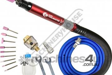 Air Micro Die Grinder Kit ATG-135M 3mm Collet Size, 1450mm Airline 54,000rpm Free Speed