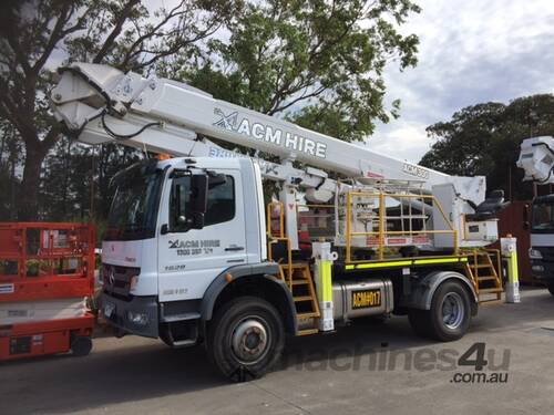 2013 ACM300 30m EWP mounted on 2012 Mercedes-Benz Atego 1624 - Hire