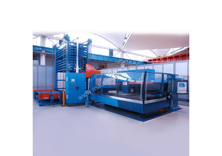caption PRIMA INDUSTRIE PLATINO CNC LASER FROM IMTS