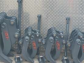 Mechanical Grab to suit 1.5 to 2.8 ton excavator - picture2' - Click to enlarge