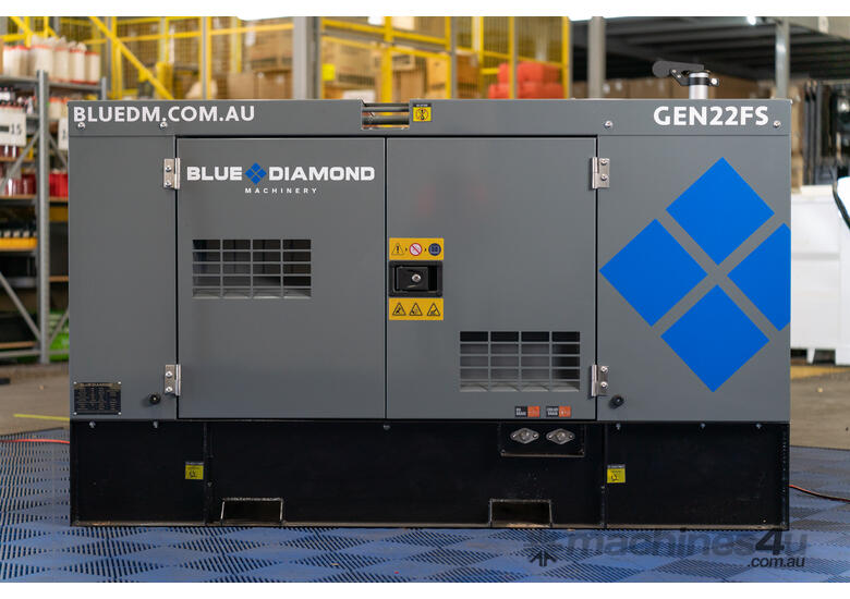 22 kVA Diesel Generator 240V - Blue Diamond Machinery