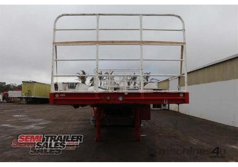 Buy Used 2011 barker Barker Semi Drop Deck with Ramps Drop Deck Trailer