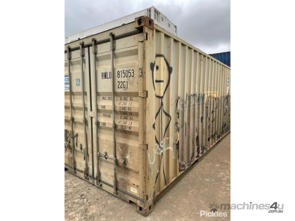 Used General Purpose Container Storage Fees Of 10 Per Day Will Be