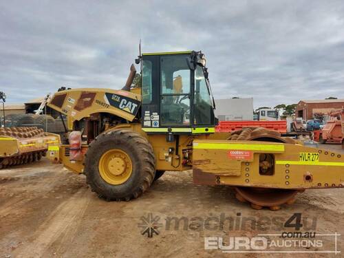 2011 CAT CP76XT Single Drum Vibrating Padfoot Roller, A/C 