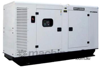 WAS $35,138 110kVA Hyundai DHY110KSE Generator