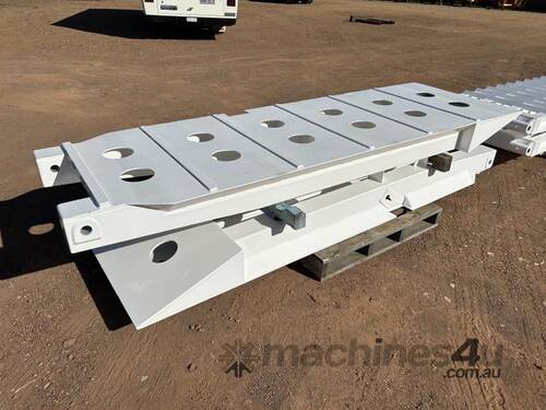 NEWLY FABRICATED STEEL TRAILER RAMPS