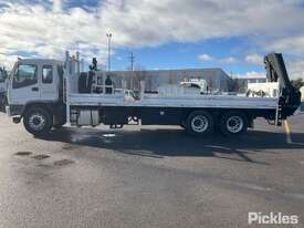 2006 Isuzu FVY1400 Long Flatbed Crane Truck - picture1' - Click to enlarge