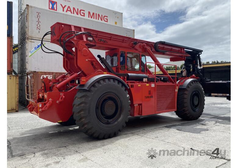 caption Kalmar RT240 - RT Reachstacker Crane - 2012 - Sydney Forklifts - (PS107) 24 Ton Lift - Hire