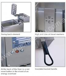 caption Roband F15 Single Pan Fryer - 5 Litre