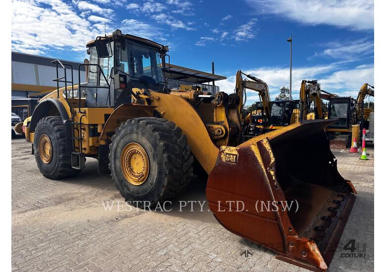 caption CAT 980H Wheel Loaders integrated Toolcarriers