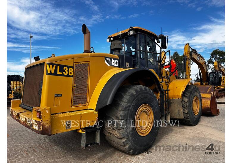 caption CAT 980H Wheel Loaders integrated Toolcarriers