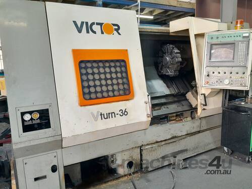 Victor Vturn 36/125 Slant Bed CNC Lathe