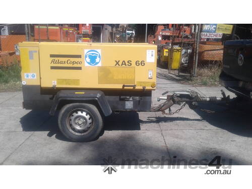 130 Cfm , XAS-66 , 1700hrs , 10Kva genset , 2003 model ,