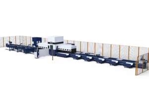 Han's Laser 12m Fiber tube Laser cutting machine - 0 Tailing - 3kW, 6kW, 12kW Max/IPG Source