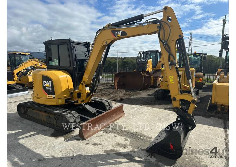 caption CAT 305E2 Track Excavators