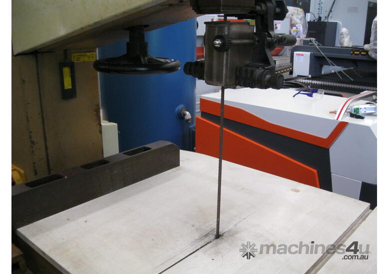 caption SHAW - Italian Centauro Vertical Woodworking and Aluminium Bandsaw