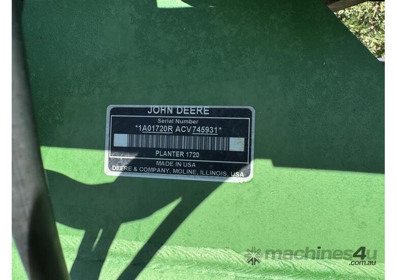 caption John Deere 1720 Maxemerge Stackfold Planter