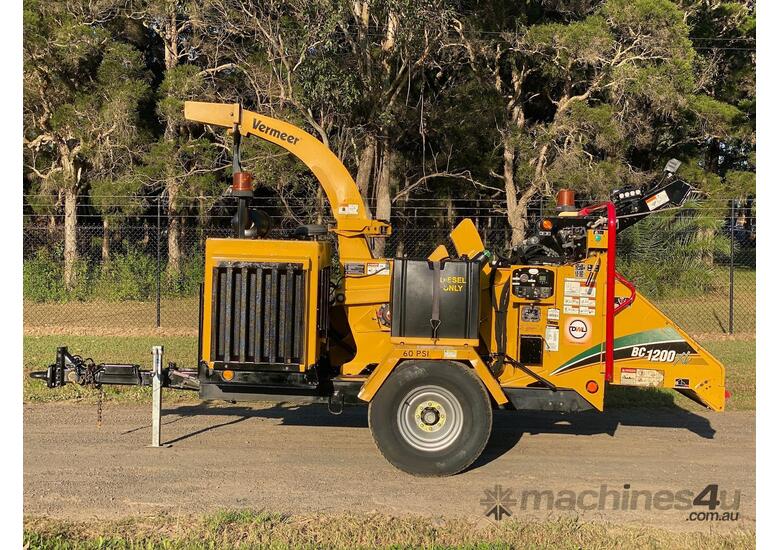 caption Vermeer BC1200XL Wood Chipper Forestry Equipment