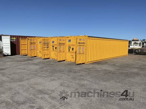 4x 40ft containers containing launch and recovery system.
