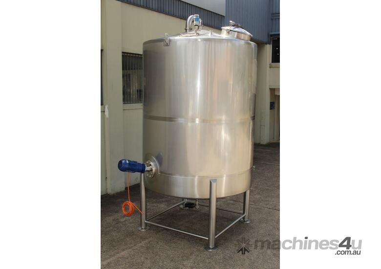caption Stainless Steel Mixing Tank