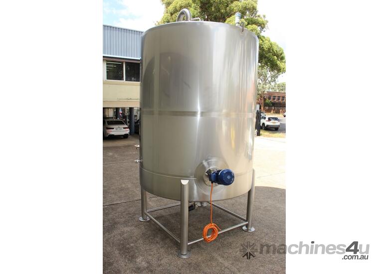 caption Stainless Steel Mixing Tank