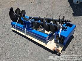 Unused GIYI Auger to suit Skidsteer Loader, 8in Auger, With 12in/16in Auger Rod  - picture0' - Click to enlarge