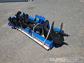 Unused GIYI Auger to suit Skidsteer Loader, 8in Auger, With 12in/16in Auger Rod  - picture2' - Click to enlarge