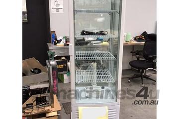 LSC235 Four-sided Upright Beverage Display Fridge Ivory-white