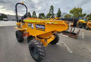 THWAITES 3T ARTICULATED SWIVEL SITE DUMPER 2022 WITH 810 HOURS