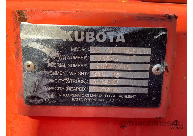 caption 2014 Kubota M8540 Tractor / Loader