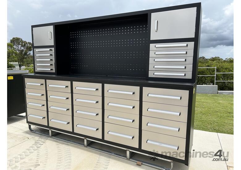 30 Drawer Stainless Steel Tool Cabinet / Work Bench(High)