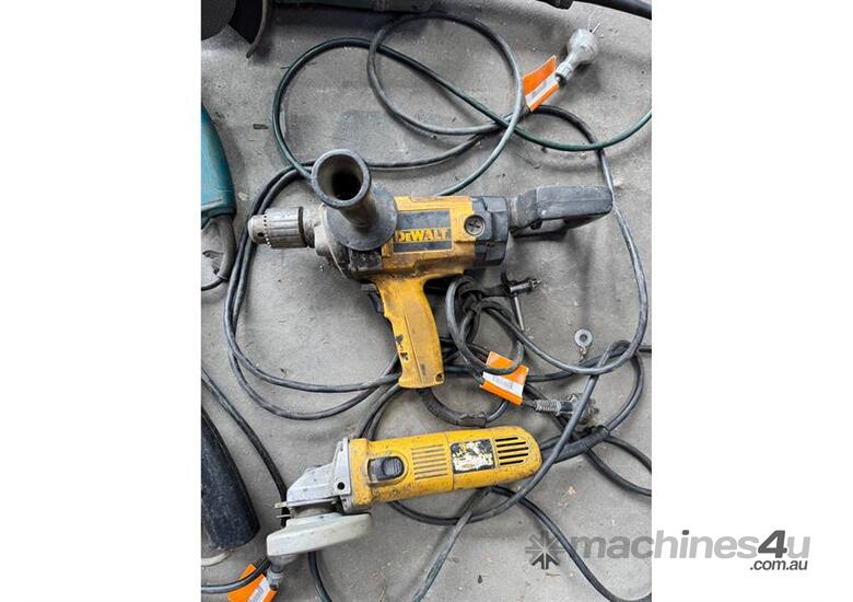 caption ASSORTED POWER TOOLS