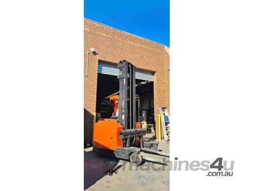 caption Industrial truck Forklift BT FRE270 Electric multi directional forklift