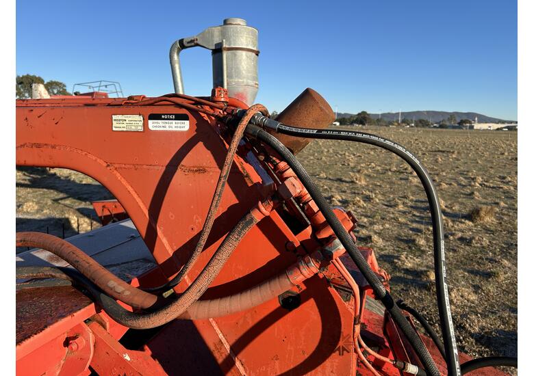 caption Hesston 1010 Hydro Swing Mower Conditioner