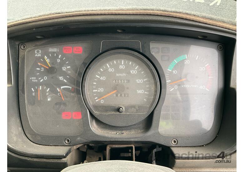 caption 2007 Nissan UD MK240 Dual Control Road Sweeper