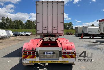 1997 Barker Heavy Duty Tri Axle Tri Axle Refrigerated Curtainside A Trailer 1997 Barker Heavy Duty Tri Axle Tri Axle Refrigerated Curtainside A Trailer