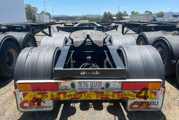 2012 Barker Heavy Duty Tri Axle Tri Axle Skel A Trailer