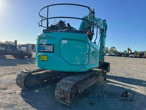 2022 Kobelco SK135SR-7 – 13.5T Excavator – Trimble Earthworks, A2 Tilt Hitch – 3,600 hrs